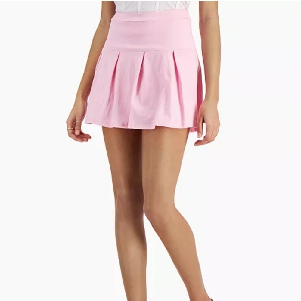 NWT Grayson Threads pink short skirt with shorts Size Medium